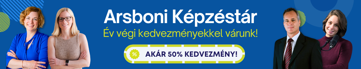 Vegyél részt év végi kedvezménnyel az Arsboni Képzéstár kurzusain!